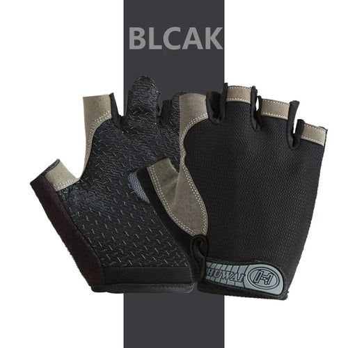 Gym Gloves Fitness Training Fingerless Men Women Bodybuilding Exercise