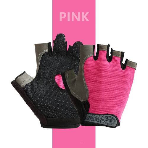 Gym Gloves Fitness Training Fingerless Men Women Bodybuilding Exercise
