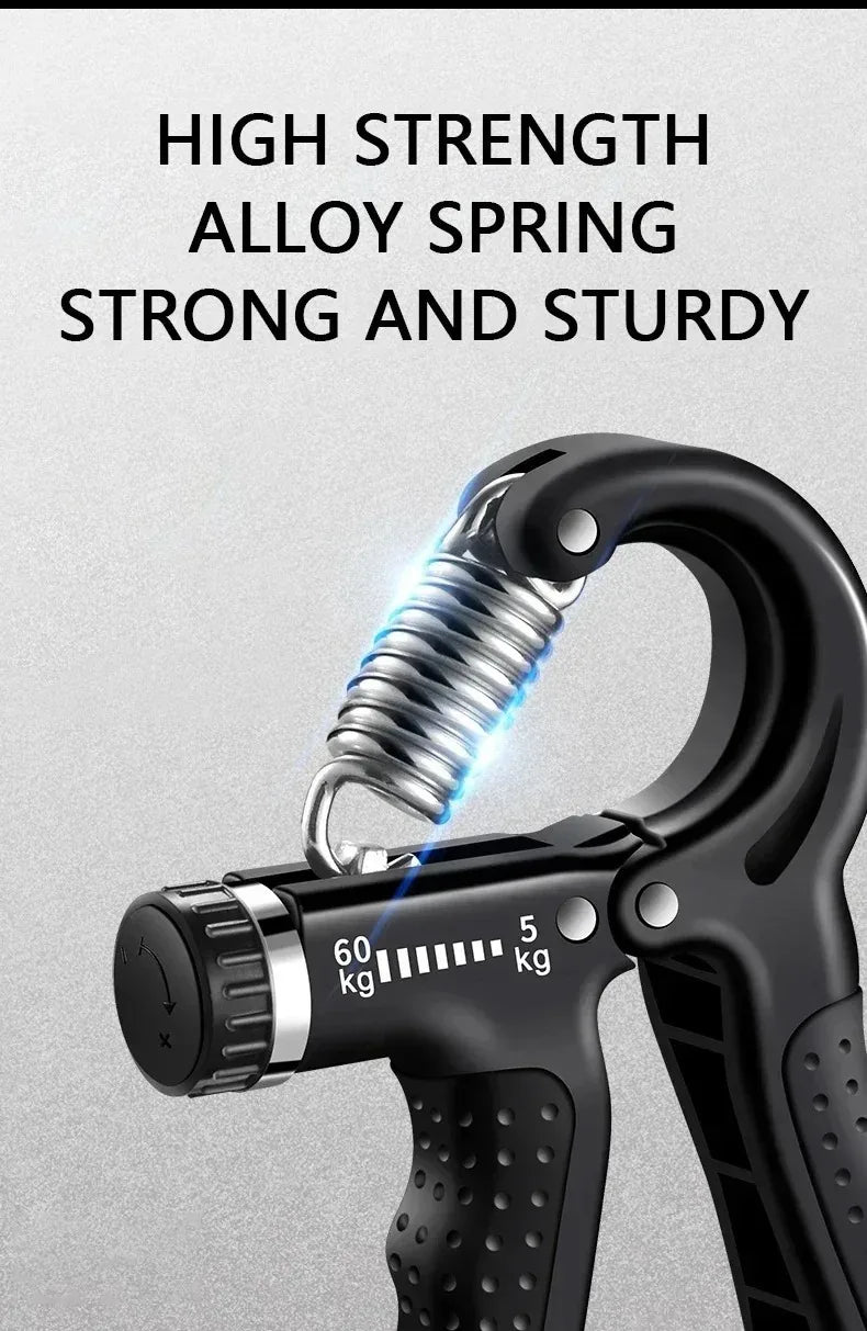 10-100kg Adjustable Hand Grip Strengthener Hand Grip Trainer With
