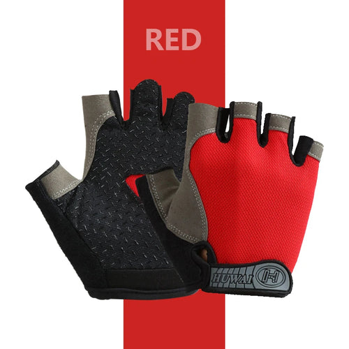 Gym Gloves Fitness Training Fingerless Men Women Bodybuilding Exercise