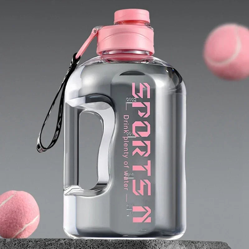 1.7L/2.7L Sports Water Bottle Gym Cycling Cup Portable Large Capacity