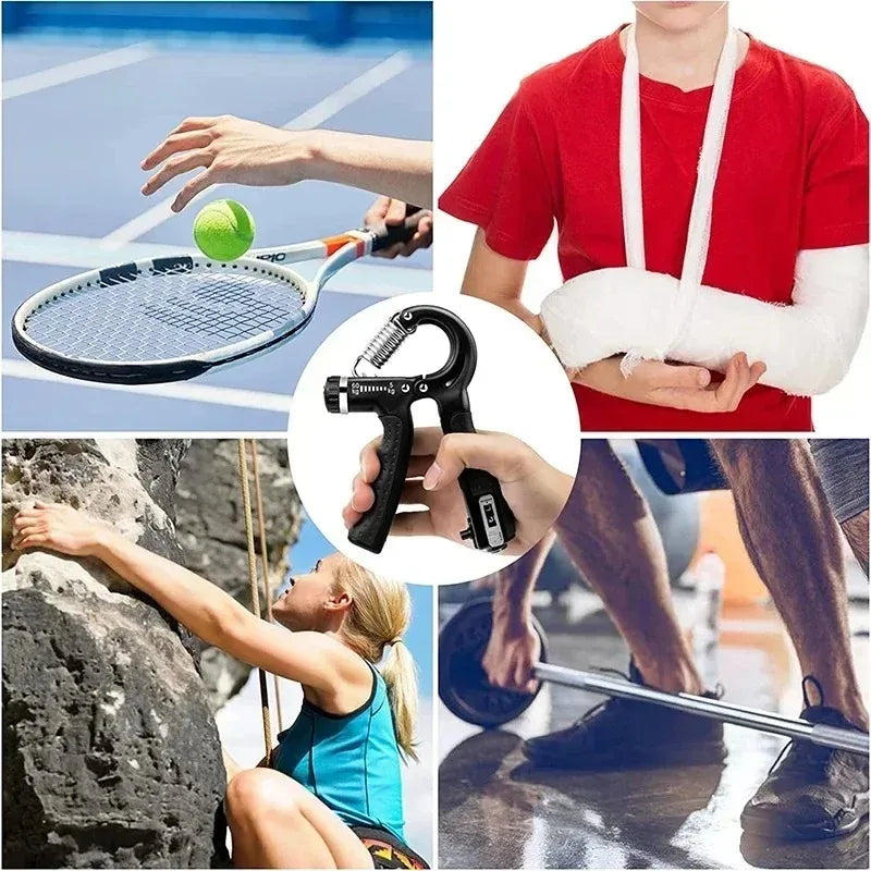 10-100kg Adjustable Hand Grip Strengthener Hand Grip Trainer With