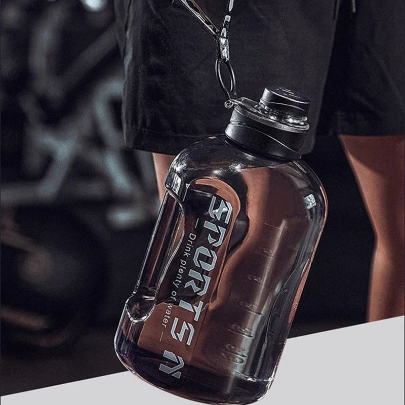 1.7L/2.7L Sports Water Bottle Gym Cycling Cup Portable Large Capacity
