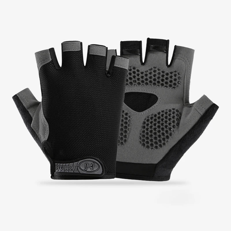 Gym Gloves Fitness Training Fingerless Men Women Bodybuilding Exercise