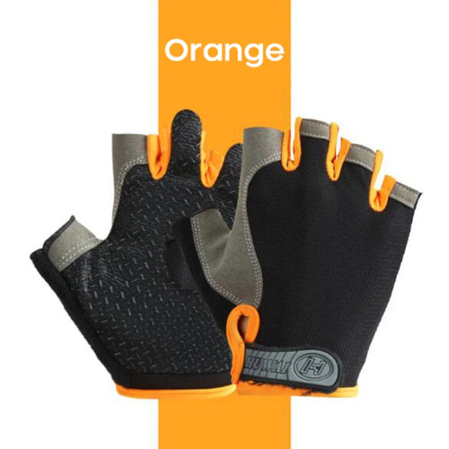 Gym Gloves Fitness Training Fingerless Men Women Bodybuilding Exercise