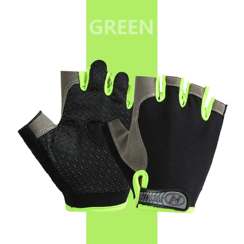 Gym Gloves Fitness Training Fingerless Men Women Bodybuilding Exercise