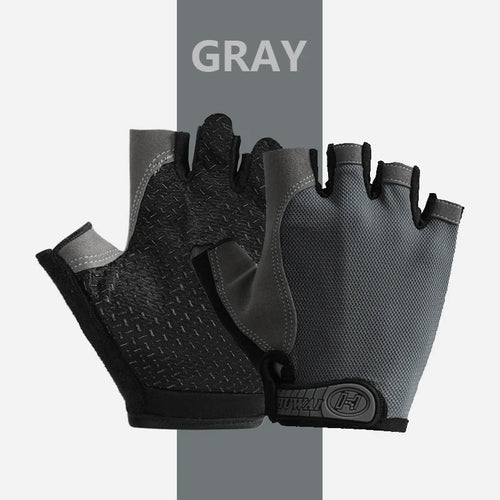 Gym Gloves Fitness Training Fingerless Men Women Bodybuilding Exercise
