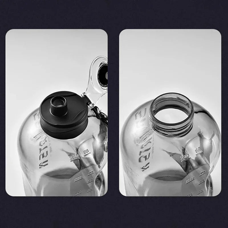 1.7L/2.7L Sports Water Bottle Gym Cycling Cup Portable Large Capacity
