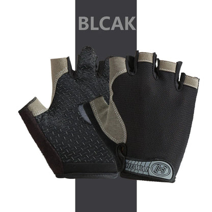 Gym Gloves Fitness Training Fingerless Men Women Bodybuilding Exercise