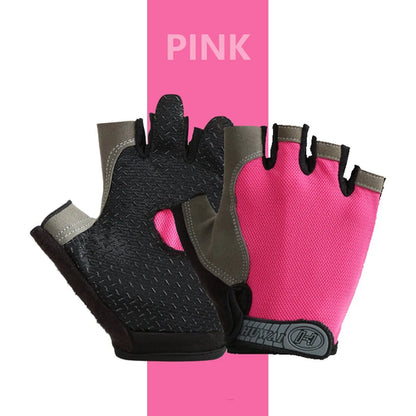 Gym Gloves Fitness Training Fingerless Men Women Bodybuilding Exercise