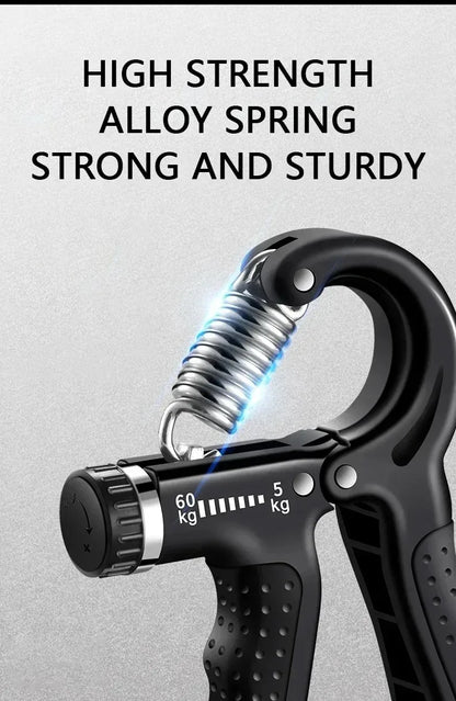 10-100kg Adjustable Hand Grip Strengthener Hand Grip Trainer With